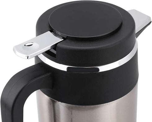 Electric Car Kettles, 450ml Boiling Heat Cup, Insulated Bottles with 12V Cigarette Lighter Plug