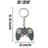 NSBELL 24PCS Video Game Controller Keychains in 6 Colors for Party Favors and Birthdays