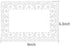 Lace Doilies Paper Rectangular - 100 Pieces, White Square Lace Paper Placemats for Tables, Cake, Baking, Wedding