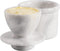 Radicaln Marble Butter Keeper 4.25'' Inches White Handmade French Butter Holder For