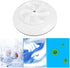 Mini Travel Portable Washing Machine, Ultrasound Turbo Washer for Household Laundry (White)