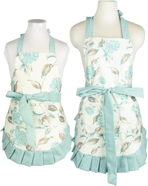 NEOVIVA Cooking Aprons with Pockets for Mama and Me, Parent and Child