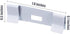 Blulu 50 Pcs Vertical Blind Repair Tabs Kit, Vane Savers Blind Repair Clips, White Window Replacement Parts