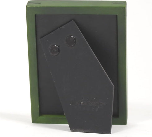 Lawrence Frames Collection Wood Picture Frame Gallery, Green, 2.5x3.5