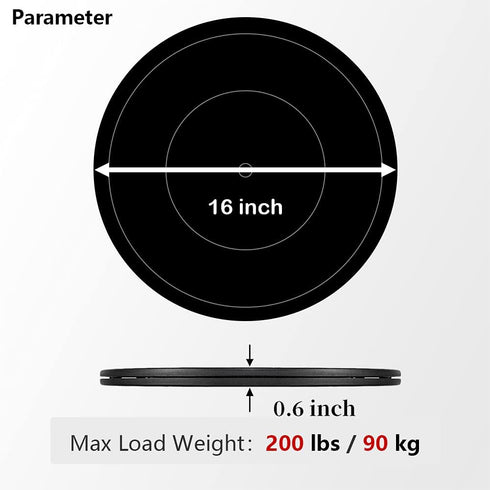 16Inch Lazy Susan Turntable - Heavy Duty Rotating Swivel Steel Ball Bearings - Flat Base Stand