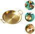 Paella Cooker, Stainless Steel Paella Pan with Handles, Nonstick Flying Pans for Camping, Oven, Induction Safe