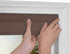 Artisan Select No Tools Custom Cordless Cellular Blackout Shades, Mocha, 38 5/8 in x 72 in