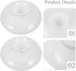 Zerodeko 1PC Ceramic Tea Pot Replacement Lid, White Ceramic Teapot Lid, Tea Kettle Cover for Blooming and Loose Leaf