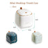 WDPUCHU Countertop 5 0.5 Gallon/1.5 Mini Trash Can with Rolls of Trash Bags, Waste Can with Press Type Lid, Liter