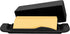 Bamboo Butter Dish with Lid and Knife,Small Butter Keeper for One Stick of Butter,Butter Holder Container for Refrigerator,Countertop,Dishwasher Safe Butter Crock for Kitchen & Fridge,Black