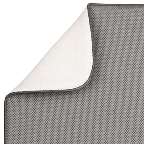 Solid Large Mat 24" x 18" InterDesign 41141, Black
