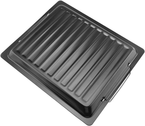 BBQ Frying Pan, Stainless Steel Non-Sticky Barbecue Pan, Frying Pot for Grilling, Picnics, Outdoor Activities