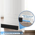 MAXTID 36 inches Under Door Draft Stopper, Grey Door Draft Blocker Seal Strips, Weatherstripping Doors Sweep Guard