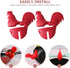 Spoon Rest Rooster Pot Clip: 2pcs Silicone Pot Clip, Cooking Utensil Holder for Pot Lid Holders