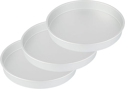 Restaurantware-Met Lux 14 x 2 Inch Straight-Sided Baking Tin, 1 Round Cake Pan - Oven-Ready, Freezable, Anodized Aluminum Round Baking Pan, Greaseproof, for Baking Layer Birthday Cake by Restaurantware