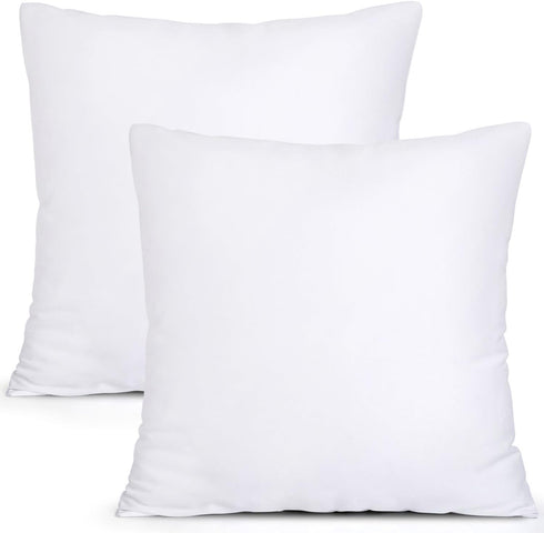 MIULEE Set of 2 Throw Pillow Inserts - Premium Pillow Stuffer Square Form for Decorative Cushion, 18x18 Inch