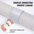 HOXHA 2 Pack Portable Air Conditioner Hose with Coupler 5.9 Inch AC Exhaust Vent Duct Hose Universal AC Tube Hose Kit