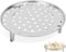 10in Steamer Rack, Stainless Steel Canning Rack Cooking Food Steaming Tray for Pressure Cooker