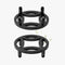 Zhongma 2 Pack 8.7" Fully Assembled Sturdy Potted Plant Stand Flower Pot Holder