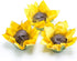 Truffilio Handmade Paper Truffle Cups | Candy Liners for Chocolate | Truffle Wrappers - Pack of 20 (Paper, Sunflower)