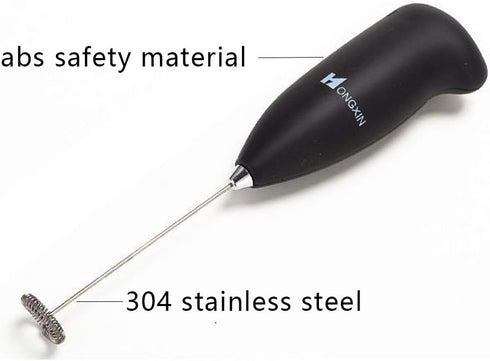 Durable Handheld Drink Mixer - Electric Milk Frother and Egg Mixer