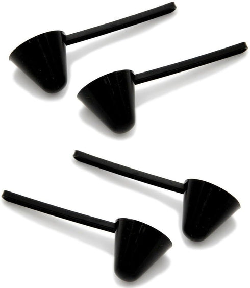 Chef Craft 4 Piece Perfect Coffee Measuring Spoon Scoop, Black