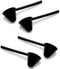 Chef Craft 4 Piece Perfect Coffee Measuring Spoon Scoop, Black