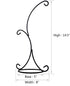Archi YY YEARCHY Ornament Display Stand Iron Pothook Stand for Hanging Glass Terrarium (Iron Stand)