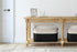 Closet 3 Pack) DECOMOMO Storage Baskets for Shelves - Fabric Storage Bins, Linen Organizers and Storage (Black & White
