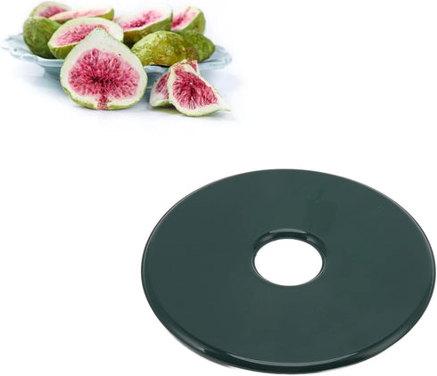 Fdit Food Dehydrator Sheets, Round Silcone Dehydrator Sheets Fruit Dehydrator Mats Dehydrator Tray Liner for Fruit Roll Dried Fruit Leather Meat (Dark Green) by Fdit