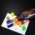 BBTO 9 Pieces Adhesive Craft Mirrors, 6 x 9 Inches, 6 x 6 Inches, Flexible Self Adhesive Non-Glass Plastic Wall Stickers