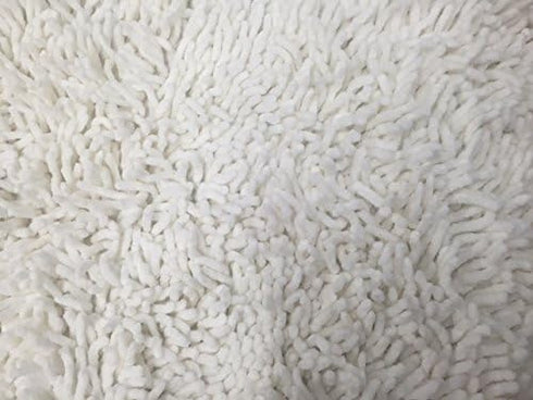 Tache Cotton Chenille High Pile Luxury Bathroom Rug Mat - 20 x 32 - Soft Absorbent Shaggy Rug for Bath Room
