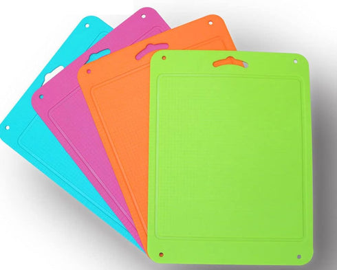 Silicone Chopping Mat Flexible Thick Cutting Board, Food Grade Material, Odorless, Non-Slipping, 12.6 x 9.6 inch
