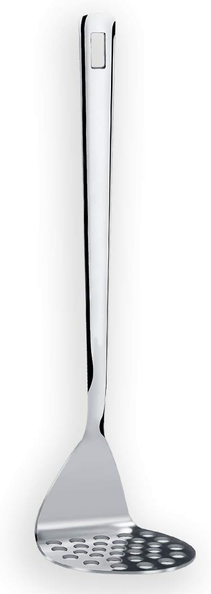 Stainless Steel Potato Masher - Berglander Heavy Duty Metal Food Masher Utensil for Vegetables and Fruits