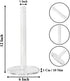 Clear Acrylic Transparent Paper Towel Holder, Detachable Base, Stand for Kitchen Countertop, Dining Tables, Bathrooms
