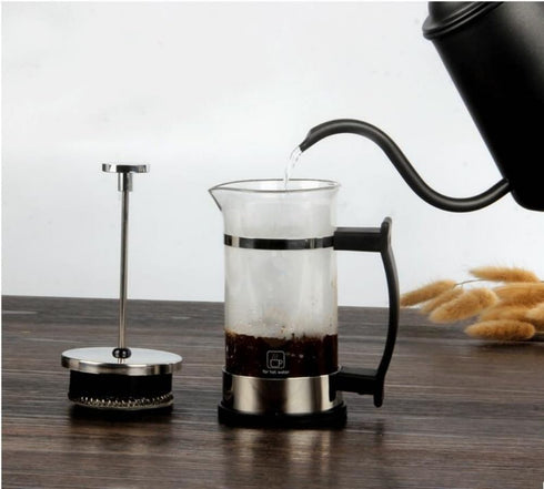 Haofy French Press Coffee Maker - Turkey Coffee Pot Food Grade Espresso Maker Machine with Ergonomic Handle