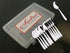 Stainless Steel Spice Box Spoons Set of 12 (Silver)