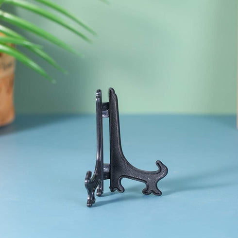 Artliving 4" Black Plastic Cookie Holder Display Stand, Place Card Holder Easels for Weddings, Birthday Party (24 Pack)