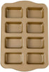 Mini Loaf Pan, 8-Cavity Non-Stick Carbon Steel Brownie Bakeware for Oven baking by Puloita