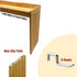 SEAHIXUSS 31.5" 6 11.4" Countertop, Bamboo Over the Stove Spice Shelf for Kitchen Storage, Spice Rack Organizer Stove