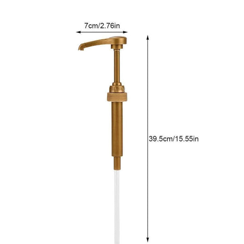 Syrup Pump Set of 2, Compatible with Torani, DaVinci, and Skinny, Fits 25.4 oz-750ml Bottles