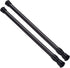 AIZESI Short Tension Curtain Rods, 2 Pcs, Black, 17" to 28" Spring Tension