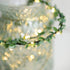 Kitstar 30LEDs 10ft, Green Garland Tiny Leaf Vine String Light Timer Function Wedding Party Christmas Holiday Patio
