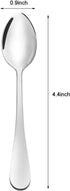 Suwimut 30 Pieces Demitasse Espresso Spoons, Mini Coffee Spoon, 4.4 Inches Stainless Steel Small Spoons for Coffee, Tea, Dessert, Appetizer, Ice Cream, Tiny Spoon for Home