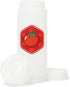 18oz NoDrip FIFO Tomato Sauce Bottle BPA-Free Refillable Squeeze Dispenser with White Twist Cap for Ketchup, Marinara