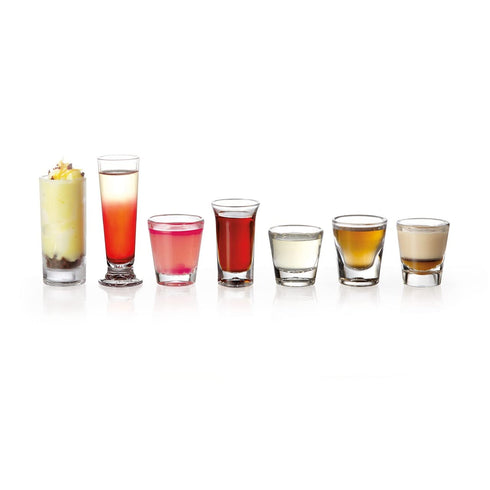 G.E.T. SW-1433-1-CL 7/8 oz. Clear Shot Glass - Pack of 12