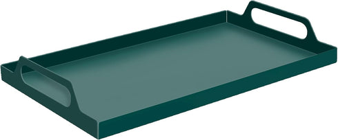 VANRA Metal Serving Tray Portable Bed Tray with Handles for Coffee Table,