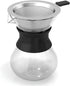 Boxtree Pour Over Coffee Maker Set with Reusable Stainless Steel Drip Filter, Glass Carafe & Permanent Filter