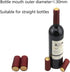 Heat Shrink Capsules, 100 Pcs Oriental Red Matte Surface Wine Brewing Caps for Professional and Home Use