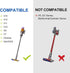 LANMU Crevice Tool Vacuum Attachments, Compatible with Dyson V15 V12 V11 V10 V8 V7, Narrow Nozzle for Crevice Cleaning